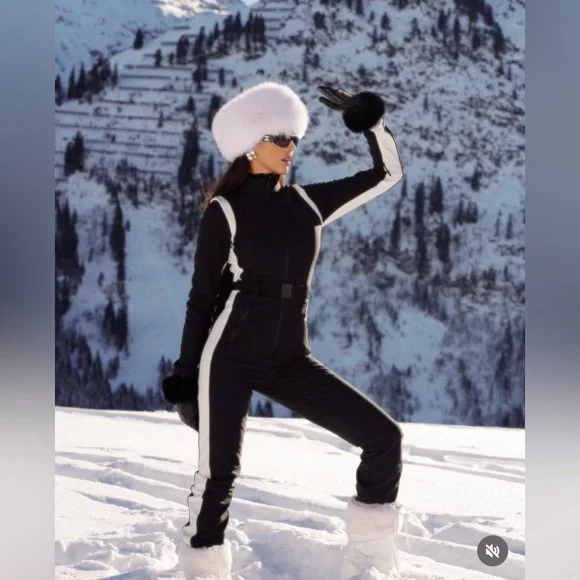 Zara ski jumpsuit Windproof Recco ski collection snowboard